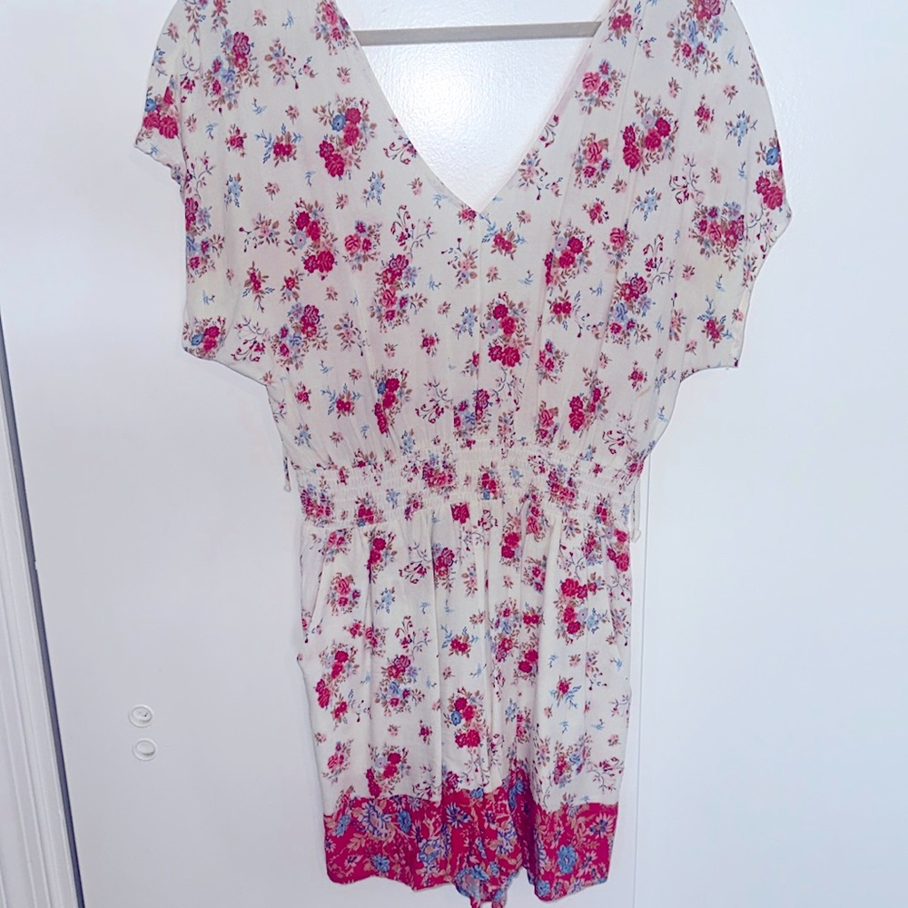 Romper shorts Red, WHITE AND BLUE